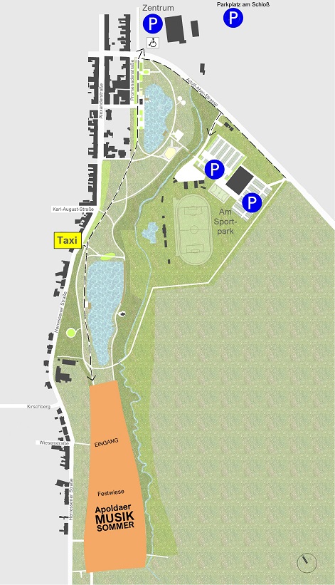 Parkplätze zum Apoldaer Musiksommer Parkplätze zum Apoldaer Musiksommer